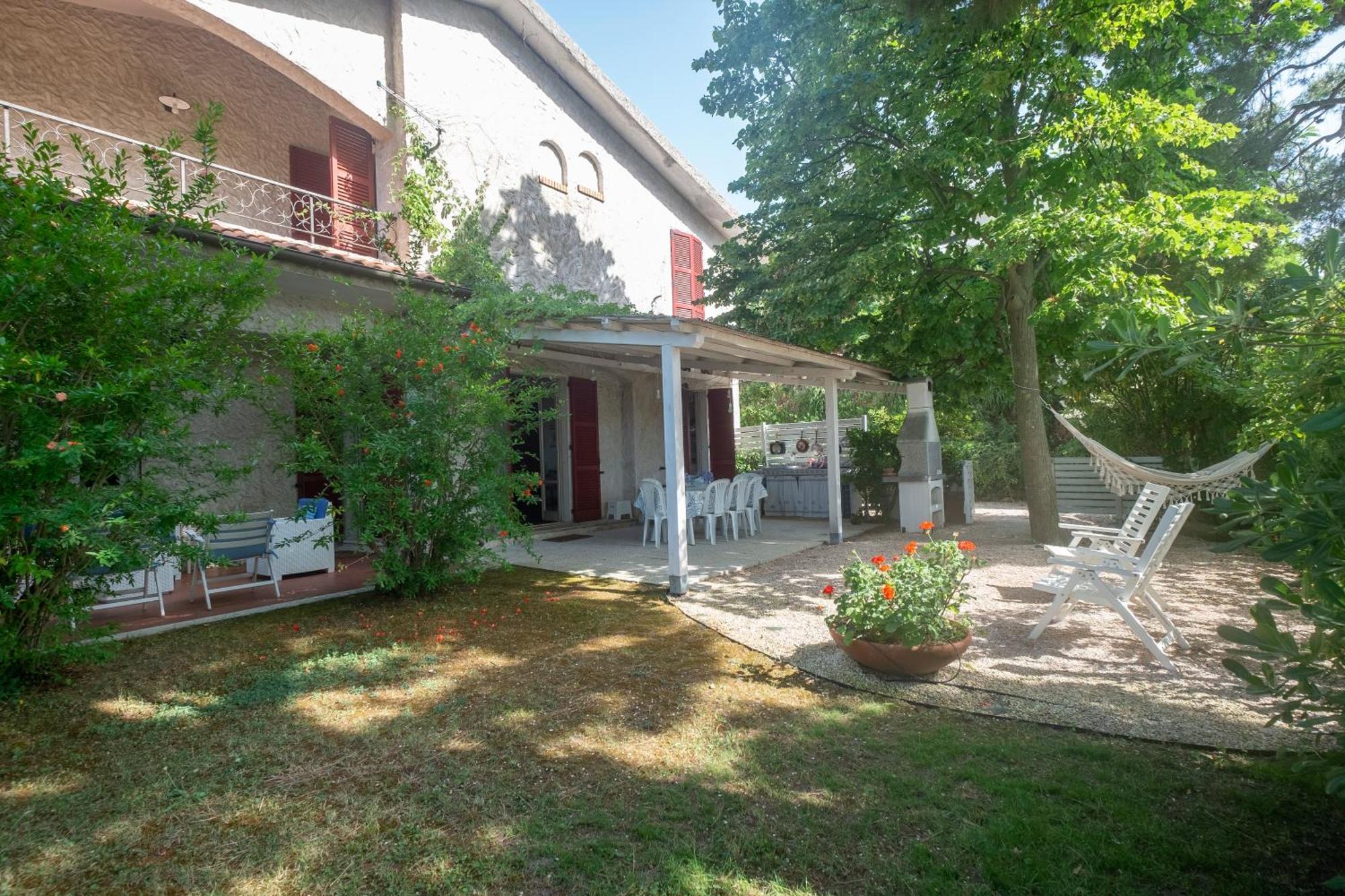142 - Villa Blu A Marcelli - Villa Quadrilocale A Marcelli Con Ampio Giardino , Aria Condizionata E Wifi - Spiaggia Inclusa Nel Prezzo Exteriör bild