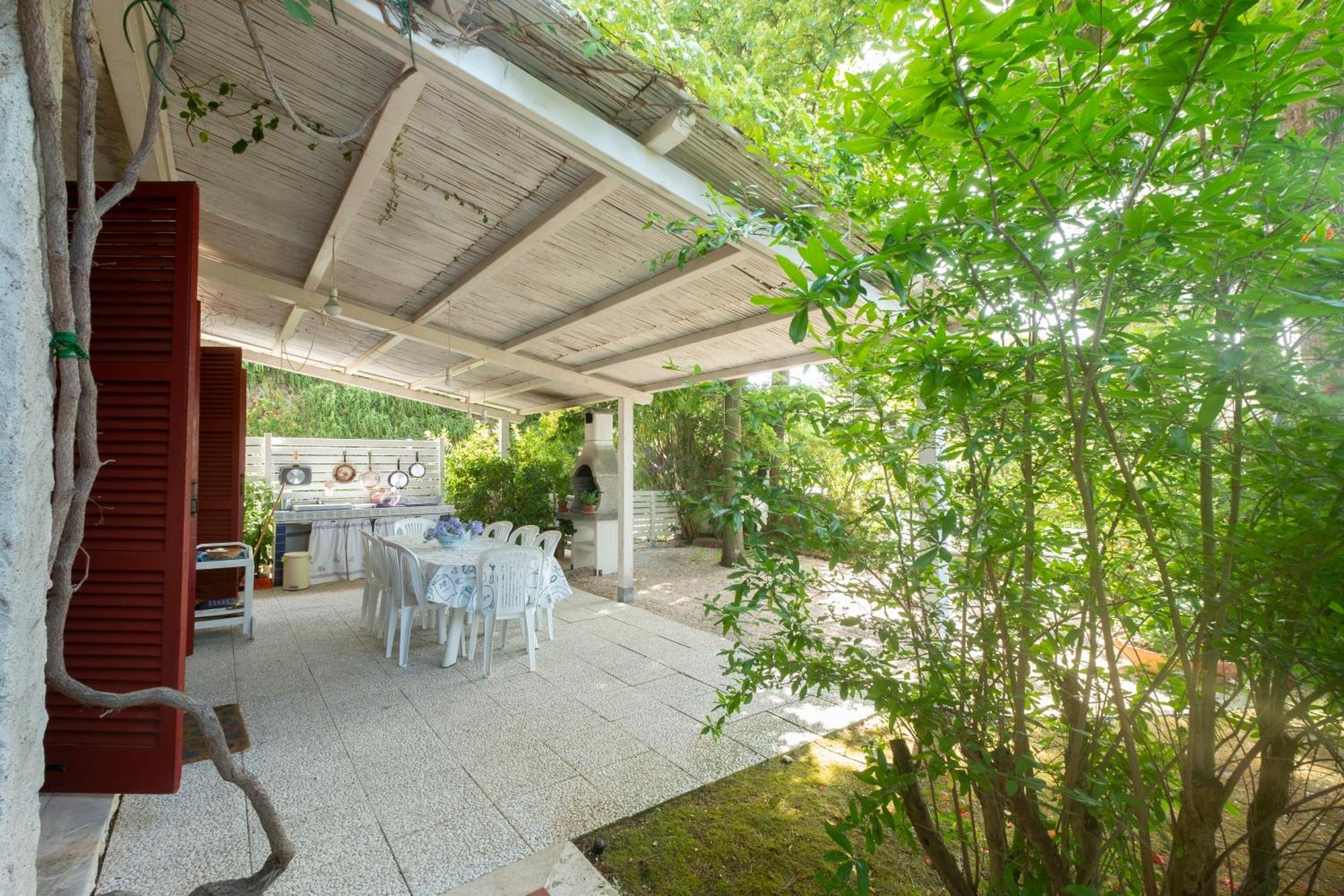 142 - Villa Blu A Marcelli - Villa Quadrilocale A Marcelli Con Ampio Giardino , Aria Condizionata E Wifi - Spiaggia Inclusa Nel Prezzo Exteriör bild
